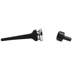 Chisa Novelties Embout de lavement Pointe Black Mont 8 x 1.3cm